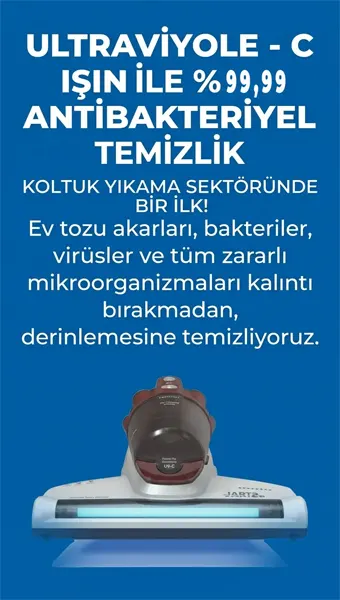 UV-C Işınlı Koltuk Yıkama Hizmeti