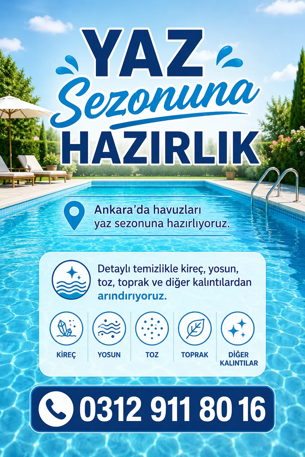 Ankara'da Havuz Temizliği